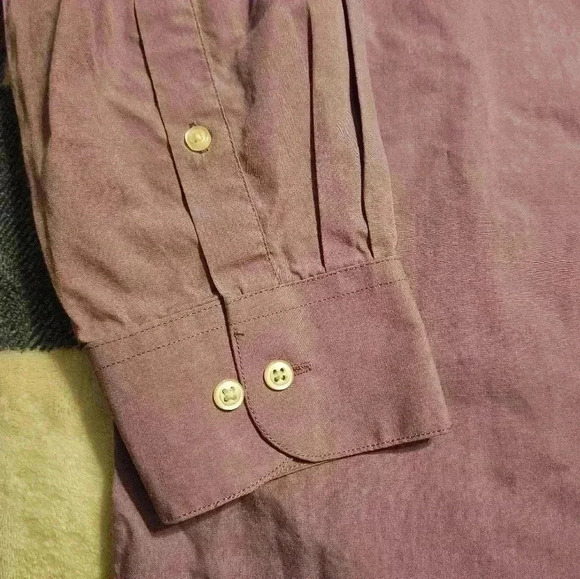 Alexander Julian Colours Mens Purple Button Up Shirt Size XL - Picture 9 of 10